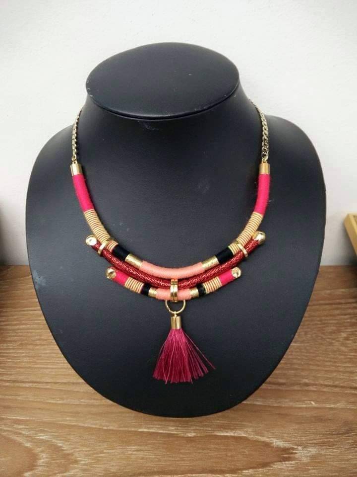 Curated Bohemian Chromatic Thread Bangles & Earrings