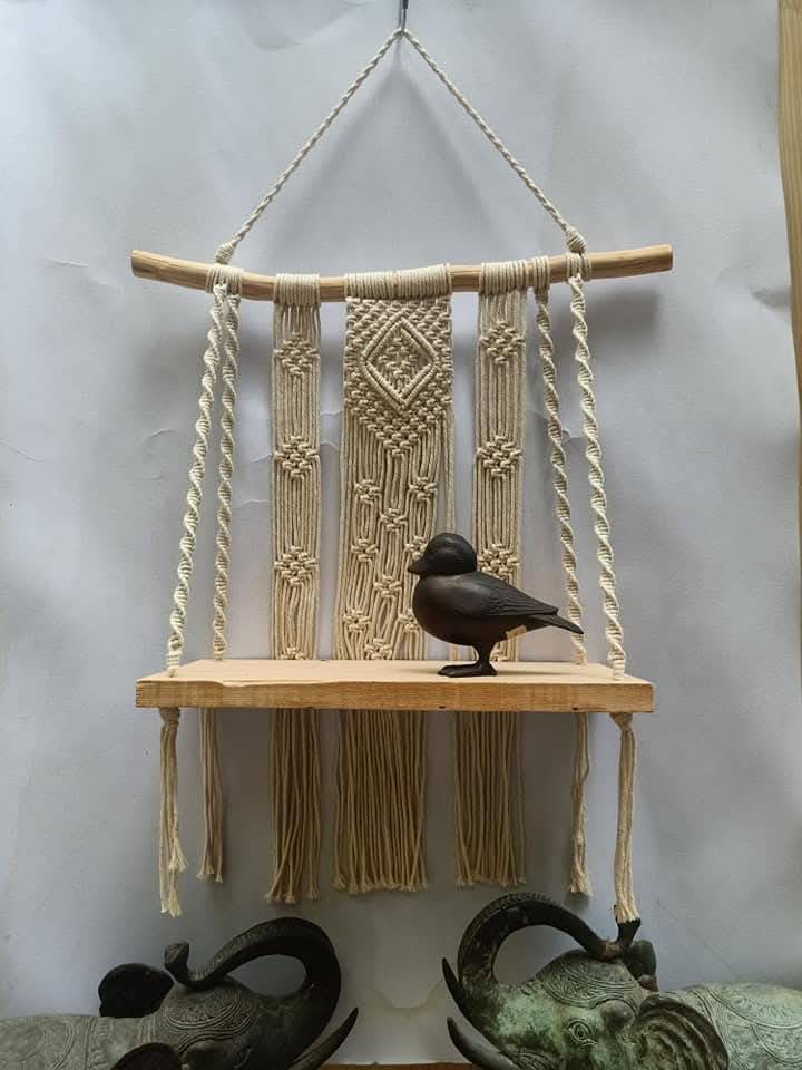 Contemporary Macramé Hanging Art
