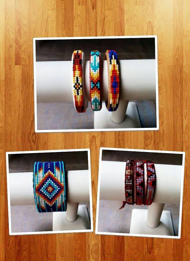 Peyote Stitch Ergonomic Beaded Cuff